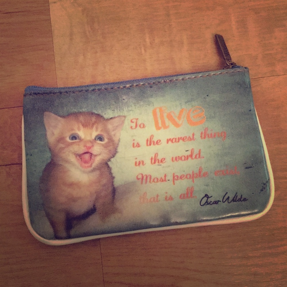 Cute cat novelty purse